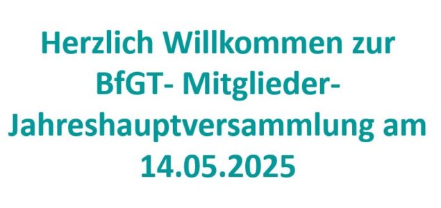 am 14-05-2025 fand die ordentliche Mitglieder-Jahreshauptversammlung statt