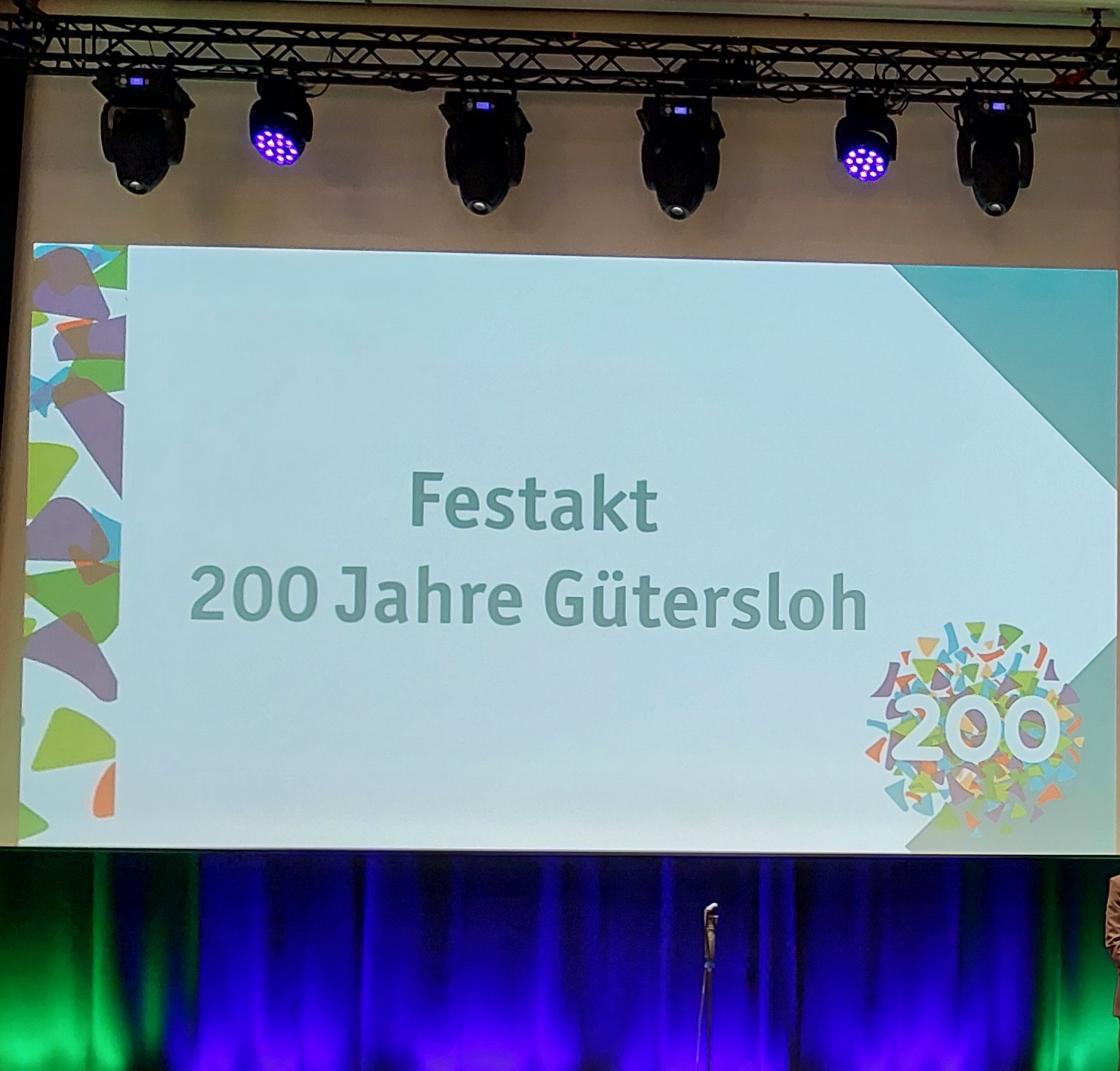 Jubiläumsfeier 200 Jahre Stadt GT