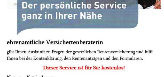 kostenlose Rentenberatung bei der BfGT